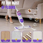 QuikMoprit 40pcs Power Mop Refills Pad, 5X Cleaning Multi-Surface Replacement for Swiffer Power Mop, Wet Pads Refill for Wood Floors & More, Compatible with Swiffer PowerMop Pads & Mopping Refills
