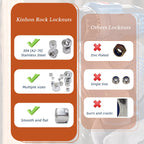 Kinhon Rock 5/16"-18 Nylon Insert Lock Nuts 30pcs SAE 304 Stainless Steel Nylon Locknuts Hex Lock Nuts Reusable Anti-Loose Corrosion-Resistant for DIY Home Automotive Industrial