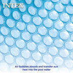 INTEX 28011E Solar Pool Cover: for 10ft Round Easy Set and Metal Frame Pools – Insulates Pool Water – Reduces Water Evaporation – Keeps Debris Out – Reduces Chemical Consumption