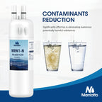 MARRIOTTO Refrigerator Water Filter Compatible with Whirlpool W10295370A, EDR1RXD1, WHR1RXD1, KAD1RXD1, Filter 1, W10295370, P4RFWB, P8RFWB2L, 46-9930, 46-9081 Refrigerator Water Filter | Pack of 2