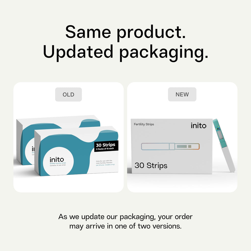 Inito Fertility Test Strips | Pack of 30 | Compatible with Inito Fertility Monitor | Compatible with Both iOS and Android