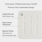 Dorai Home Bath Stone Mat 23.6"x15.4" – Luxury Diatomite Stone Mat, Quick-Dry, Non-Slip, Rain Sandstone