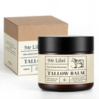 Beef Tallow for Skin, Grass-Fed Beef Tallow Balm, Handmade Whipped Beef Tallow Cream, Face Moisturizer & Body Butter Restores Skin Barrier, Soothes Dry Sensitive Skin, Beef Tallow Honey Balm Unscented