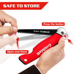 Goldblatt Folding Drywall Saw, Jab Saw, Hand Saws with Soft Grip Handle, Sheetrock Saws for Wallboard, Drywall, Plywood and PVC
