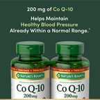 Nature’s Bounty CoQ10 200 mg Softgels, Heart Health & Cellular Energy Support, Twin Pack, 160 Rapid Release Softgels