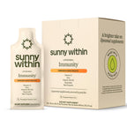 Sunny Within Immunity - Liposomal Vitamin C & Bee Propolis 6-in-1 Packets with Zinc, D3 + K2, Quercetin, Avocado Oil - Antioxidant Liquid Supplement for Immunity, Skin & Bone* - 30 Pouches