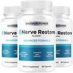 (3 Pack) Nerve Restore - Nerve Restore Advanced Formula Capsules Natural Premium Formula, Daily Pills Support Comfort, Nerve Restored Vitamins Health Wellness, 180 Capsules for 3 Months