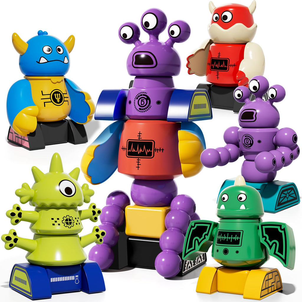 TEMI Magnet Robot Toy for Kids 3-5 Years Old