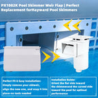 LRWZOV SPX1082K Pool Skimmer Weir Door Replacement for Hayward SP1082 SP1083 SP1084 SP1085 SP1086 Skimmers 2 Pack