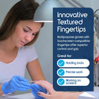 Inspire Nitrile-Vinyl Blend Exam Gloves - Disposable, Latex Free, Multipurpose Nitrile Gloves for Cooking Food Prep & Cleaning (Case Of 1000, Small)