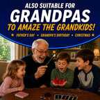Dad’s Magic Set - 50 Awesome Magic Tricks for Dads to Amaze the Whole Family - Easy to Learn - Video Tutorials by a Pro Magician - Fun Gift for Dad or Grandpa for Father's Day, Birthdays, Christmas