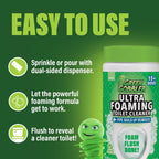 Green Gobbler Ultra Foaming Toilet Cleaner – 15+ Doses, Self-Activated Foam, Removes Tough Stains & Pipe Buildup, Helps Prevent Clogs