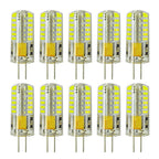 RAYHOO G4 LED Light Bulbs 3W AC/DC 12V 10pcs (White 6000K)