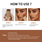 Beauty Balm Serum Enriched Skin Tint Stick – Face Tint Balm Foundation with Serum Benefits, Buildable Hydrating Coverage, Moisturizing Concealer Stick for Glowing Skin & Flawless Finish (3#, 1)