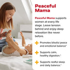 Redd Remedies Peaceful Mama | Designed for Women in All Stages of Life | with Lactium, Lemon Balm, and Ginger Root | 30 Servings