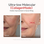 CANDORLOV CDL Low Molecular Collagen Face Lifting Mask - Glowing, Firming & Deep Hydrating Korean Hydrogel Sheet Mask for Glass Skin Elasticity, Phyto PDRN Anti-Aging Skincare (10 Sheets)