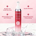 SPODARE Caffeine & Retinol Eye Serum for Dark Circles, Puffiness and Wrinkles, Under Eye Cream with Hyaluronic Acid, Niacinamide & Peptides, Roller Serum with 360°Massage Ball - 0.5 fl. oz