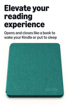 Amazon Kindle Paperwhite and Kindle Colorsoft Case, Lightweight and Water-Safe, Foldable Protective Cover - Fabric