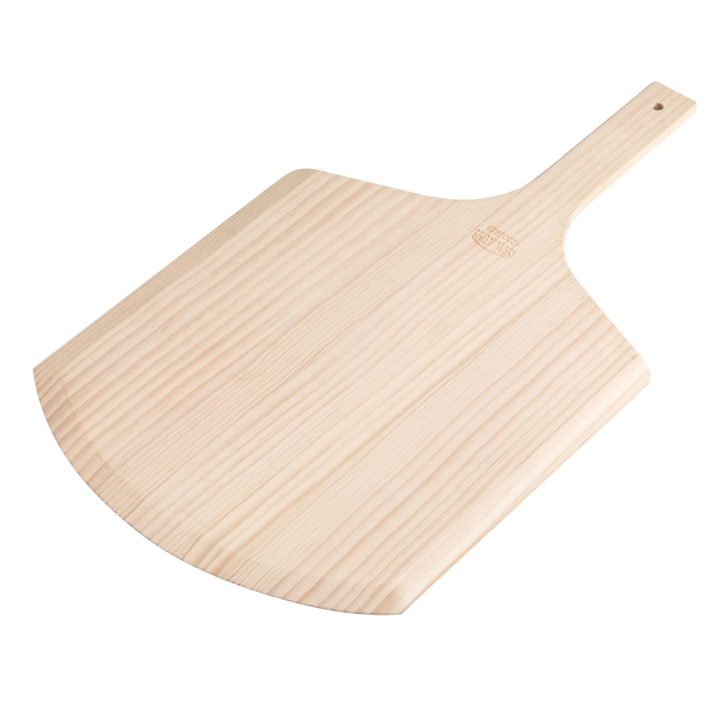 New Star Foodservice Wooden Pizza Peel, 16" L x 14" W, 24" Overall