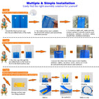 Flexible Race Track Toys for Kids: 15ft Flexible Car Track with Suction Cups - Portable Roll-Up DIY Racetrack Compatible with 1:64 Scale Diecast Cars for Boys & Girls Ages 3+