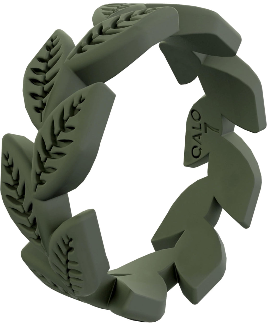 QALO Women's Silicone Ring, for Women, Sage, Size 8