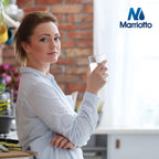 MARRIOTTO Replacement for GE RPWFE, RPWF (Built-in CHIP) Refrigerator Water Filter, Compatible with GFE28GELDS, PFE28KELDS, PFE28KYNFS, GFD28GELDS, GYE22HMKES, GFE28GYNFS, GFD28GYNFS, Pack of 3