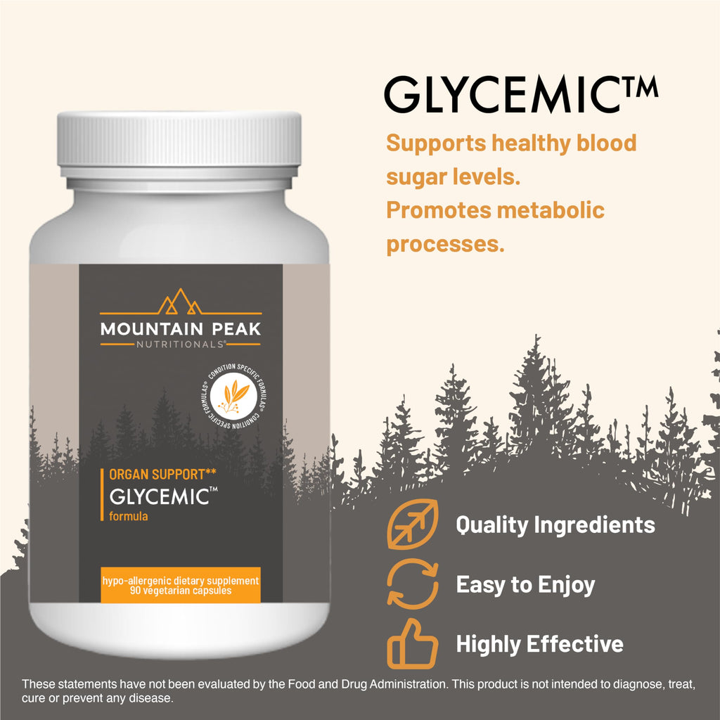 Mountain Peak Nutritionals Glycemic Formula Metabolic Support 90ct