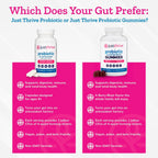 Just Thrive Probiotic Gummies - Kids, Men, and Womens Probiotic - for Digestive and Overall Health, 90 Count