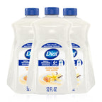 Dial Liquid Hand Soap, Vanilla Honey Scent, 52 Fl Oz Hand Soap Refill (Pack of 3), Dermatologist-Tested, Gentle Formula