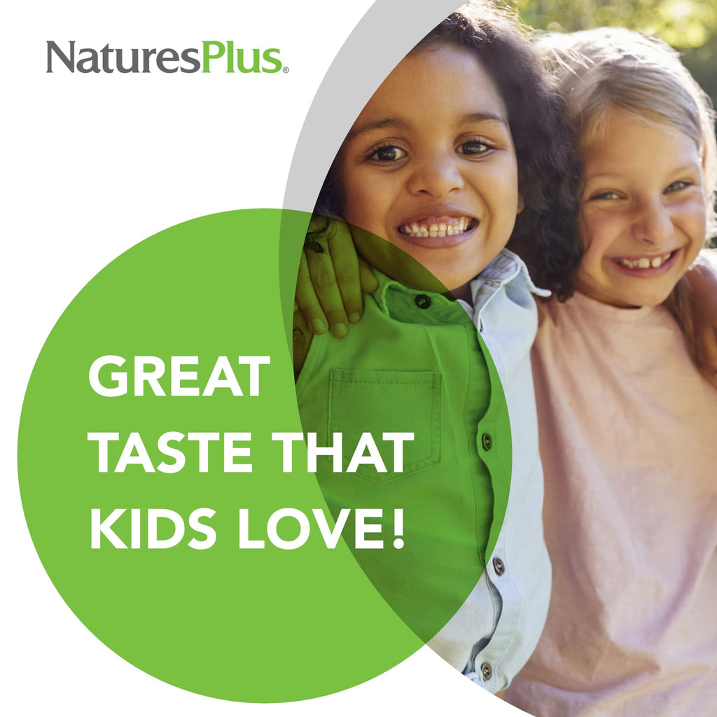 NaturesPlus Animal Parade Gold Children's Liquid Multivitamin, 16 fl oz - Natural Tropical Berry Flavor - Immune Support Supplement - Gluten Free, Vegan - 32 Servings