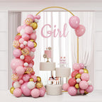 7.2FT Metal Arch Backdrop Stand Gold Wedding Balloon Frame Pergola Arbor
