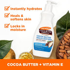 Palmer's Cocoa Butter Formula Daily Skin Therapy Cocoa Butter Body Lotion for Dry Skin, Hand & Body Conditioner, Pump Bottle,13.5 Oz (Pack of 3)