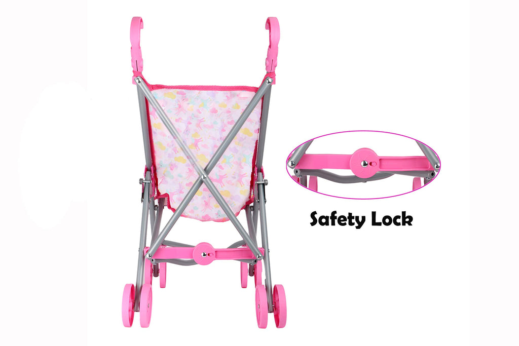 Dream Collection, Baby Doll Care Gift Set with Stroller - Lifelike Baby Doll and Accessories for Realistic Pretend Play, Posable Soft Toy - 12”