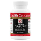 Health Concerns Coptis Purge Fire Formula – Skin, Throat, Sinus & Immune Support Supplement – Herbal Cleanse with Isatis, Skullcap, Licorice – Traditional Chinese Medicine – 90 Capsules