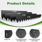8 Inch Galvanized Steel Landscape Edging – Rounded Edge Metal Border