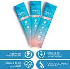 HydroMATE Electrolyte Powder Peach Tea Hydration Packets Low Sugar 30 Count