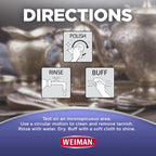 Weiman Silver Wipes - Jewelry Wipes 6 Pack - Cleaner and Polisher for Silver Jewelry Sterling Silver