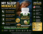 GREEN VALLEY NATURALS My Sleep Miracle Vegan Sleep Support Supplement | Melatonin-Free Formula | Ashwagandha, Chamomile & L-Theanine | Promotes Calm, Relaxation & Restful Sleep | 60 Capsules