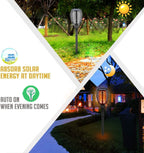 Aityvert Upgraded Large Solar Torch Lights, 43" Waterproof Outdoor 96 LED Dancing Flames Lights, Flickering Flames Garden Lights, Auto On/Off Landscape Decoration Pathway Patio Driveway Lighting (8)