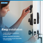 Schlage Encode Plus Smart Wi-Fi Lock for Front Door, Keyless Entry Deadbolt, Unlock with Apple Watch, Built-in WiFi and App Control, Easy Install, Alexa & Apple HomeKit Compatible, Aged Bronze