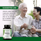 EMERALD LABS Memory Health - Brain Health & Memory Supplement - Supports Energy & Focus - Features Meriva Turmeric, Vitamin B12 & More - 60 Vegetable Capsules (30-Day Supply)