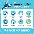 Mama Bird Infant Multi+ Drops (60 Servings) Ages 6 mo+ - Liquid Infant Multivitamin - Orange Flavor - Methylated B Vitamins, Vitamin B6 & Vitamin B12 - 3rd-Party Tested - Non GMO, Vegan & Gluten Free