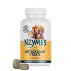 Nzymes® Antioxidant Treats - for Dogs Joints, HIPS, Paralysis, Skin, Coat, Hair Loss, Aging, Digestion, Neurological, Seizures - 60 Treats - Made in The USA