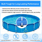 4 Pcs Footing Leg Cap Above-Ground Pool Replacement for Bestway Steel Pro MAX & Power Steel 16Ft /18Ft x 48In Frame Pool, Bestway P61802 Footing Leg Cap Grey