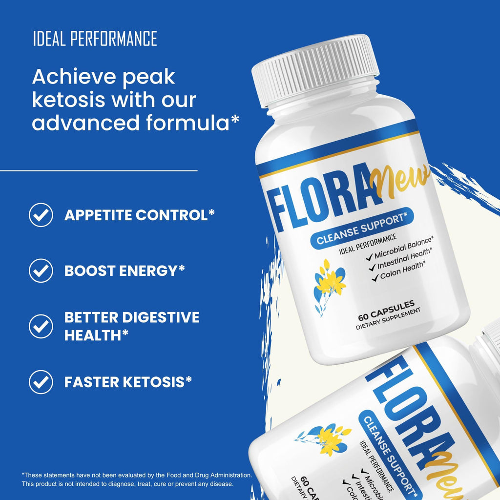 IDEAL PERFORMANCE FloraNew Capsules, FloraNew Pills Reviews (2 Pack)