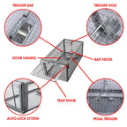 Chipmunk Trap -2 Pack, Squirell and Rat Trap Cages that Works, Humane Mouse Trap for Home | Catch and Release | Reusable and Durable | No Kill Animal Trap | for Inside Home and Outdoor Use