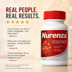 Vita Sciences Nurenza Neuropathy Supplement for Nerve Health and Fast Repair. Natural R-ALA Form 40x Strength with Vitamins and Antioxidants to Renew and Revitalize Feet, Hands, Legs, and Toes. 60 Ct.