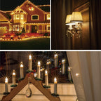 Meconard 6 Pack C7 LED Night Light Bulbs, E12 Candelabra Base, Warm White