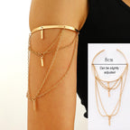 BOMAIL 6 Pcs Gold Arm Cuff Jewelry for Women