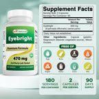 Best Naturals Eyebright 470 mg 180 Capsules (180 Count (Pack of 2))